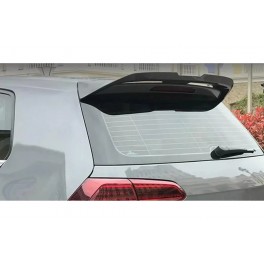 Aileron / lip / spoiler traseiro em preto piano brilhante em pl&aacute;stico ABS para VW Golf 7 / 7.5 R-line, 3D 5D hatchback 2012-2020