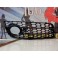 Grelhas faróis nevoeiro Audi A4 B8 08-11 RS LOOK preto brilhante