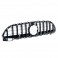 Grelha frontal com suporte de símbolo para Mercedes Classe C W206 +2021 GT-R / Panamericana LOOK em preto brilhante