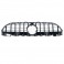 Grelha frontal com suporte de símbolo para Mercedes Classe C W206 +2021 GT-R / Panamericana LOOK em preto brilhante