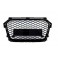 Grelha frontal AUDI A1 8x 2010-2015 RS1 look em preto piano brilhante em plástico ABS