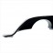 Difusor / Lip / spoiler Traseiro em plástico ABS para VW Golf 7,5 2017 - 2020 dupla saída em preto piano brilhante
