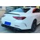 Aileron / lip / spoiler traseiro em preto brilhante AMG 63 look para Mercedes CLS C257 +2018 em plástico ABS