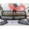 Kit 4 grelhas (frontal superior + frontal inferior e faróis de nevoeiro) em plástico para Audi A4 8e, B6 01-04 RS4