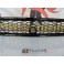Grelha frontal inferior em plástico Audi A4 8e, B6 01-04 RS4 LOOK em preto piano brilhante