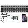 Kit de 4 fitas 32cm em led dinâmico luz ambiente com led alta qualidade RGB (luz cortesia / foot led) para tablier multicolor