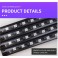 Kit de 4 fitas 32cm em led dinâmico luz ambiente com led alta qualidade RGB (luz cortesia / foot led) para tablier multicolor