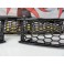 Kit 3 grelhas (frontal inferior e faróis de nevoeiro) em plástico para Audi A4 8e, B6 01-04 RS4 LOOK em preto piano brilhante