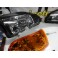 Farois frontais Honda civic 92-95 JDM Fundo + piscas frontais Honda civic 92-95 4 portas fundo laranja Euro Look