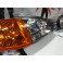 Farois frontais Honda civic 92-95 JDM Fundo + piscas frontais Honda civic 92-95 4 portas fundo laranja Euro Look