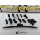 Escova limpa vidros flexível universal WURTH 280MM 11” com 13 adaptadores, compatível com 99.9% dos veículos automóvel