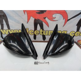 Espelhos / retrovisores manuais DTM / JDM / M2 look para Honda civic 1996-2001 4 portas sedan
