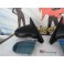 Espelhos / retrovisores manuais Spoon look para Honda civic 1992-1995 EG8, EG9, EH8, EH9 4 portas sedan