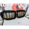 Grelha frontal BMW F40 +19 M2 look / dupla lâmina em preto brilhante