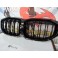 Grelha frontal BMW F40 +19 M2 look / dupla lâmina em preto brilhante