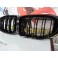 Grelha frontal BMW F40 +19 M2 look / dupla lâmina em preto brilhante