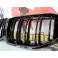 Grelha frontal BMW F40 +19 M2 look / dupla lâmina em preto brilhante