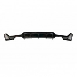 Difusor em preto piano brilhante para BMW S&eacute;rie 4 F32, F33, F36 2013-2021 M-performance Dupla Sa&iacute;da