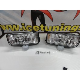 Farois de nevoeiro com luz branca 5000k para BMW E36 1992-1998 PACK M, M3 fundo cristal