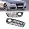 Grelhas faróis nevoeiro Audi A5 8T Coupe/Sportback 2007-2011 A5 Cabriolet 2010-2011 RS LOOK em preto piano brilhante
