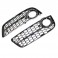 Grelhas faróis nevoeiro Audi A5 8T Coupe/Sportback 2007-2011 A5 Cabriolet 2010-2011 RS LOOK em preto piano brilhante