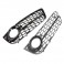 Grelhas faróis nevoeiro Audi A5 8T Coupe/Sportback 2007-2011 A5 Cabriolet 2010-2011 RS LOOK em preto piano brilhante