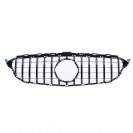 Grelha frontal Mercedes Classe C W205 2014-2019 ABS (pl&aacute;stico) GT-R LOOK cromado/preto brilhante