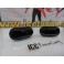Pisca, faróis, farolins laterais led dinâmico fundo preto para Honda civic, crx, crx del sol, logo, s2000