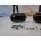 Pisca, faróis, farolins laterais led dinâmico fundo preto para Honda civic, crx, crx del sol, logo, s2000