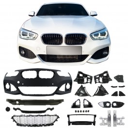 Para-choques frontal em pl&aacute;stico pack M look para BMW serie 1 F20, F21, LCI 2015-2019