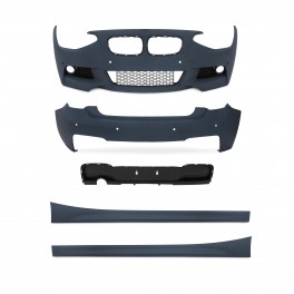 Kit completo pack M para BMW serie 1 F20, F21 2011-2015 Para-choques Frontal + traseiro + embaladeiras