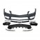 Kit para-choques frontal + para-choques traseiro + embaladeiras para Mercedes W204 07-15 C63 / AMG Look em plástico