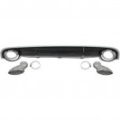 Difusor Traseiro Audi A7 10-14 Estilo RS7 em plastico ABS com Ponteiras em inox