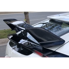 Aileron / lip / spoiler traseiro para Honda Civic X / 10 (FC/FK) hatchback 2015-2021 TYPE R look em pl&aacute;stico.