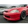 Kit Lip / Spoiler frontal Honda Civic 96-98 2 / 3 / 4 Portas Type R style ABS(plastico) - Kit.1