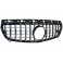 Grelha frontal para Mercedes Classe A W176 12-15 GT-R / Panamericana LOOK em cromado e preto piano brilhante 
