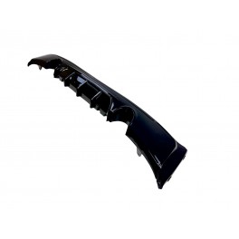 Difusor / Lip / Spoiler em preto piano brilhante para BMW serie 2 F22/ F23, 2010-2017 M-performance Dupla Saída em plástico ABS Difusor / Lip / Spoiler em preto piano brilhante para BMW serie 2 F22/ F23, 2010-2017 M-performance Dupla Saída em plástico ABS