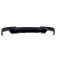 Difusor / Lip / Spoiler BMW F10 / F11 2010 - 2017 M-Performance Dupla Saida em preto piano brilhante em plástico ABS