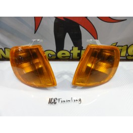 Pisca frontal + l&acirc;mpadas de pisca "diaden vision" para VW Polo 6N 94-99 Fundo Laranja JDM