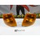 Pisca frontal + lâmpadas de pisca "diaden vision" para VW Polo 6N 94-99 Fundo Laranja JDM