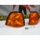 Farois frontais angel eyes BMW E36 COUPE fundo preto