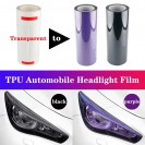 Peliculas para faróis PPF, TPU com efeito fotocromismo muda a cor de transparente para preto light 0.30m X 1m