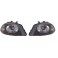 Faróis frontais para Seat Ibiza 6L 2002-2008 Fundo preto