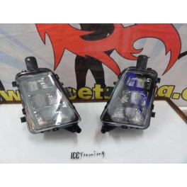 Farois de nevoeiro em led 6000k para VW GOLF 7 2012-2017 fundo cristal