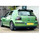 Aileron / lip / spoiler traseiro em plástico ABS em preto piano brilhante para VW Golf 4, 3/5 portas hatchback 1998-2004