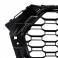 Grelha frontal AUDI A4/S4 B9 15-19 RS4 look com suporte para símbolo em preto brilhante
