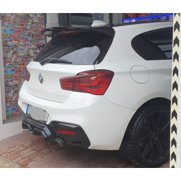 Aileron, Lip, spoiler traseiro para BMW F20 / F21 12-19 M-Performance (longo) look em plástico