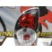 Faróis / farolins tipo lexus em para Opel Corsa B 5 portas Fundo Preto
