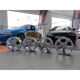 Jantes originais EKKEN EK9 em cromado dispon&iacute;vel em 15" x 6.5", 4x100 ET35 CB67.1