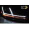 Faróis frontais de xénon AFS, D1S com Luz diurna daylight em led com pisca dinâmico AUDI TT 10-14 8J fundo preto